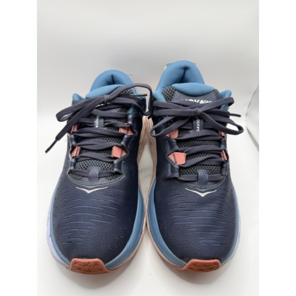 Hoka One One Gaviota 3 Women's Size 8 Wide (D) Ombre Blue Rosette Shoes 1113523 - Picture 2 of 10